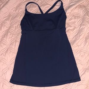 Lululemon Navy Workout Tank Top